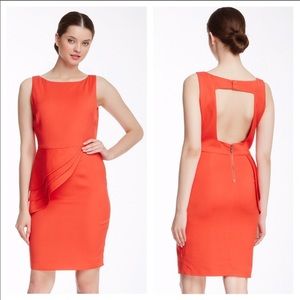 Alice + Olivia Spelling Side Peplum Dress